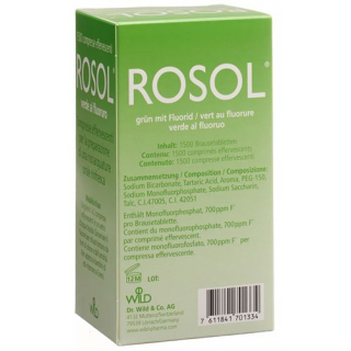 Rosol Fluorid в растворимых таблетках 1500 штук