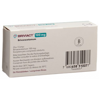 Бривиакт 100 мг 56 таблеток покрытых оболочкой