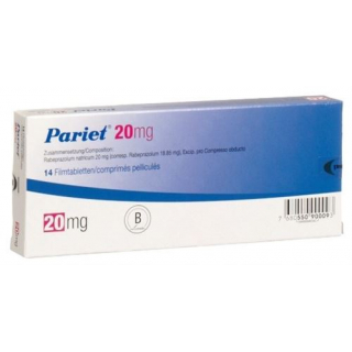 Париет 20 мг 14 таблеток покрытых оболочкой