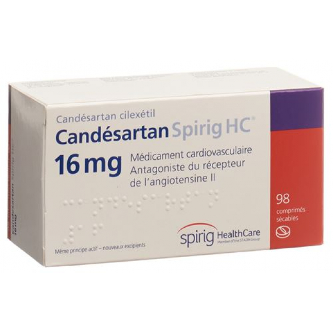 Кандесартан Спириг 16 мг 98 таблеток