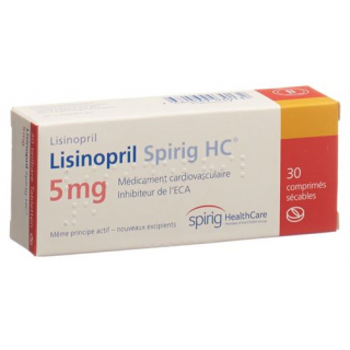Лизиноприл Спириг 5 мг 100 таблеток