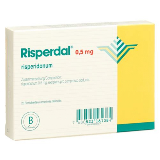 Риспердал 0,5 мг 20 таблеток покрытых оболочкой