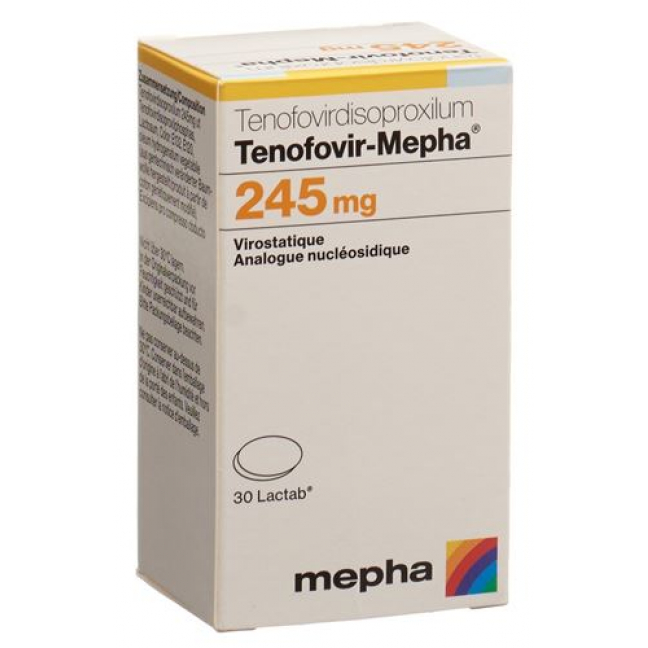 Тенофовир Мефа 245 мг 30 таблеток покрытых оболочкой