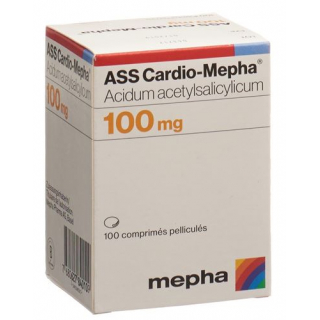 АСС Кардио Мефа 100 мг 100 таблеток покрытых пленочной оболочкой в пластиковом флаконе 