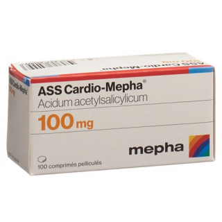 АСС Кардио Мефа 100 мг 100  таблеткок покрытых пленочной оболочкой в блистерной упаковке
