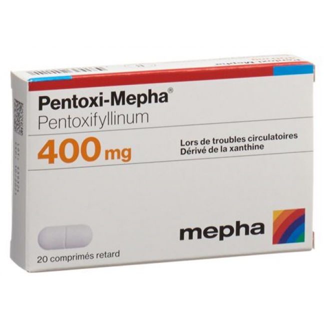 Пентокси Мефа 400 мг 20 ретард таблеток
