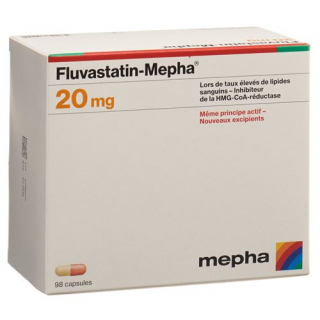 Флувастатин Мефа 20 мг 98 капсул