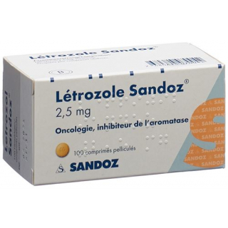 Летрозол Сандоз 2,5 мг 100 таблеток покрытых оболочкой