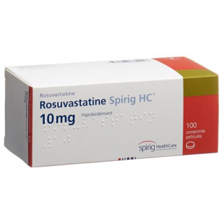 Розувастатин Спириг 10 мг 100 таблеток покрытых оболочкой