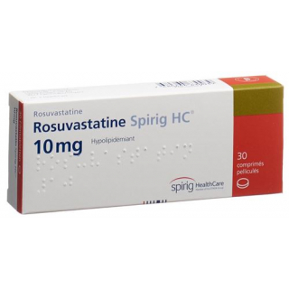 Розувастатин Спириг 10 мг 30 таблеток покрытых оболочкой