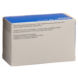 Кветиапин XR Зентива 300 мг 60 ретард таблеток
