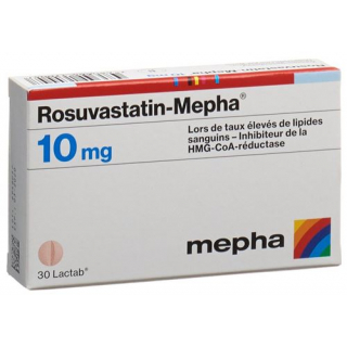 Розувастатин Мефа 10 мг 30 таблеток покрытых оболочкой