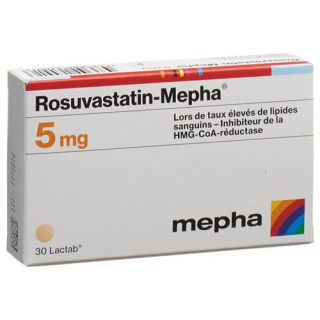 Розувастатин Мефа 5 мг 30 таблеток покрытых оболочкой