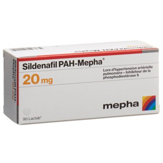 Силденафил PAH Мефа 20 мг 90 таблеток покрытых оболочкой
