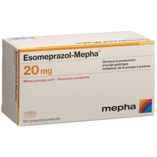 Эзомепразол Мефа 20 мг 100 таблеток покрытых оболочкой