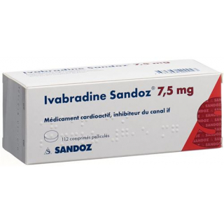Ивабрадин Сандоз 7,5 мг 112 таблеток покрытых оболочкой