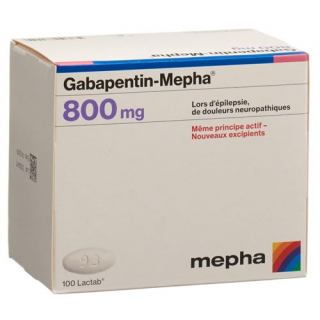 Габапентин Мефа 800 мг 100 таблеток покрытых оболочкой 