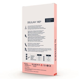 Стегна DELILAH 140 MESH розмір 4 закриті лілові 1 пара