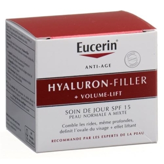Денний догляд Eucerin HYALURON-FILLER + Volume-Lift від нормального до неправильного