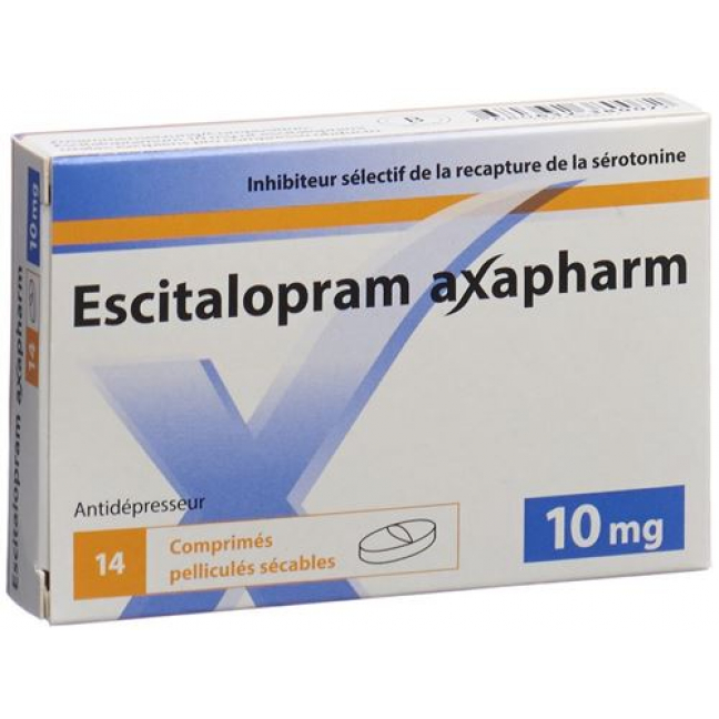 Эсциталопрам Аксафарм 10 мг 28 таблеток покрытых оболочкой