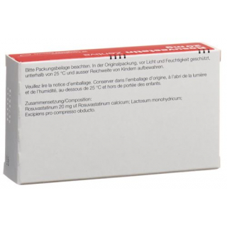 Розувастатин Зентива 20 мг 28 таблеток покрытых оболочкой