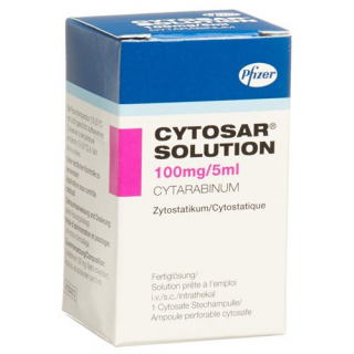 Цитозар раствор для инъекций 100 мг / 5 мл 1 флакон 5 мл
