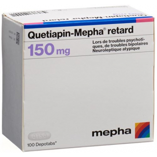 Кветиапин Мефа Ретард 150 мг 100 депо таблеток