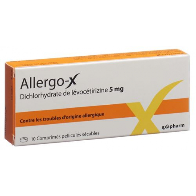 Аллерго-X 5 мг 10 таблеток покрытых оболочкой