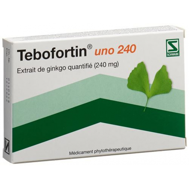 Тебофортин Уно 240 мг 20 таблеток покрытых оболочкой