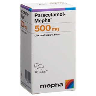Парацетамол Мефа 500 мг 100 таблеток покрытых оболочкой