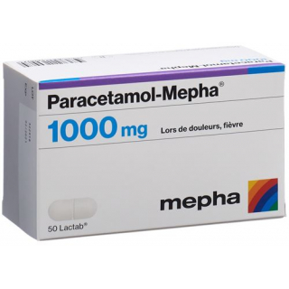 Парацетамол Мефа 1000 мг 50 таблеток покрытых оболочкой