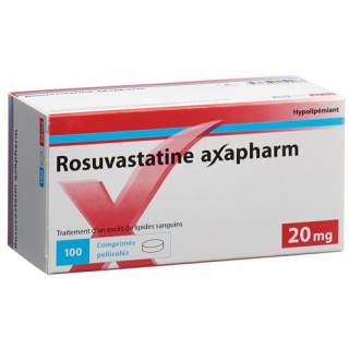 Розувастатин Аксафарм 20 мг 100 таблеток покрытых оболочкой