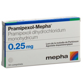 Прамипексол Мефа 0,25 мг 30 таблеток