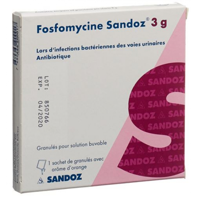 Фосфомицин Сандоз гранулы 3 г 1 пакетик