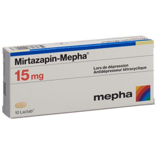 Миртазапин Мефа 15 мг 100 таблеток покрытых оболочкой