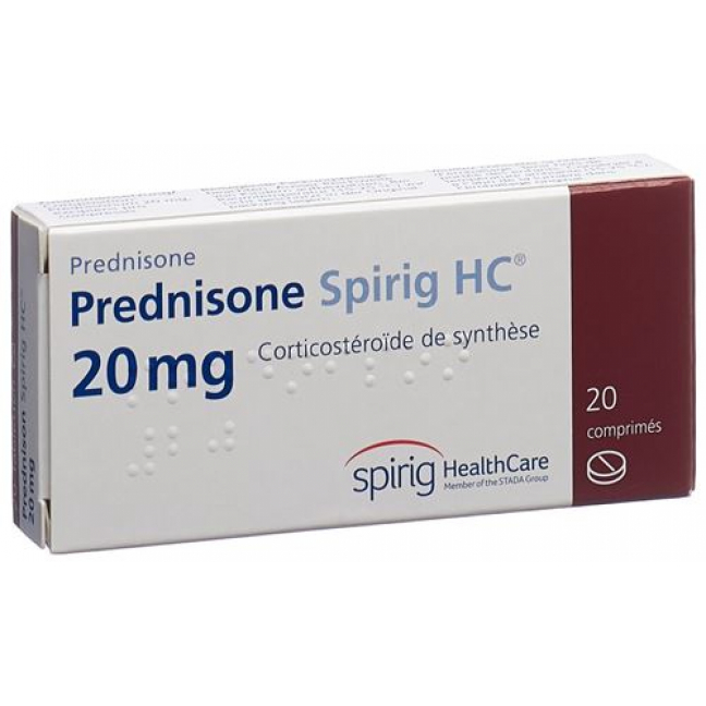 Преднизон Спириг 20 мг 20 таблеток