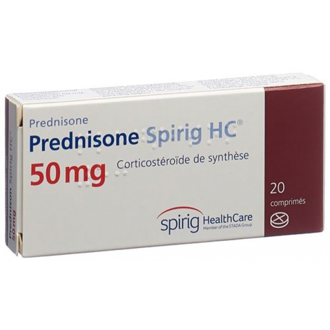 Преднизон Спириг 50 мг 20 таблеток