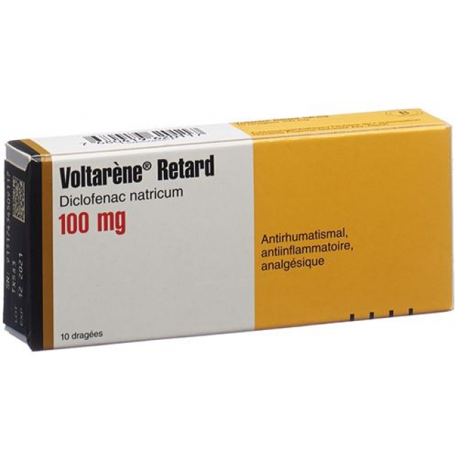 Вольтарен Ретард 100 мг 30 драже