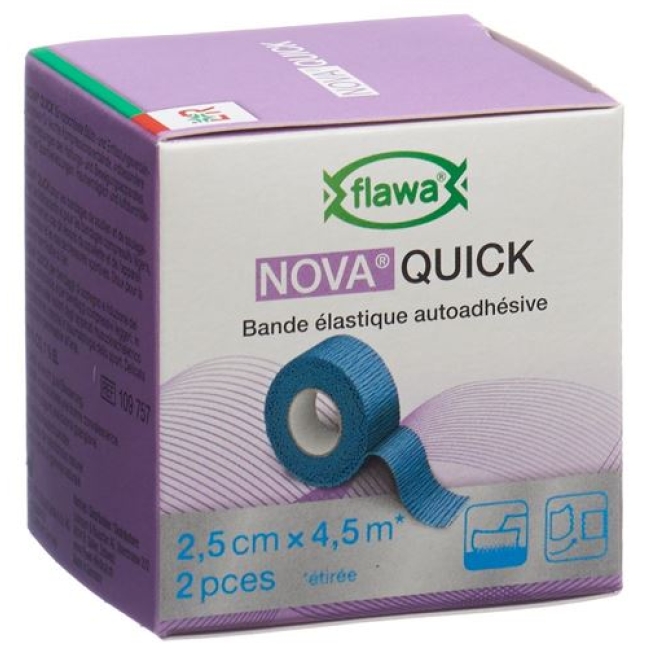 FW NOVA QUIC BDE 2.5CMX4.5M BL