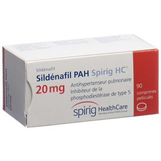 Силденафил PAH Спириг HC  20 мг 90 таблеток покрытых оболочкой