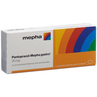 Пантопразол Мефа Гастро 20 мг 14 таблеток покрытых оболочкой