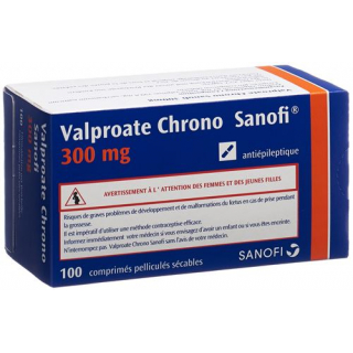 Вальпроат Хроно Санофи 300 мг 100 таблеток покрытых оболочкой