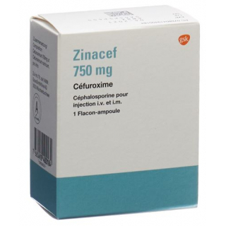 Зинацеф сухое вещество  для приготовления раствора для инъекций или инфузий 750 мг 1 флакон