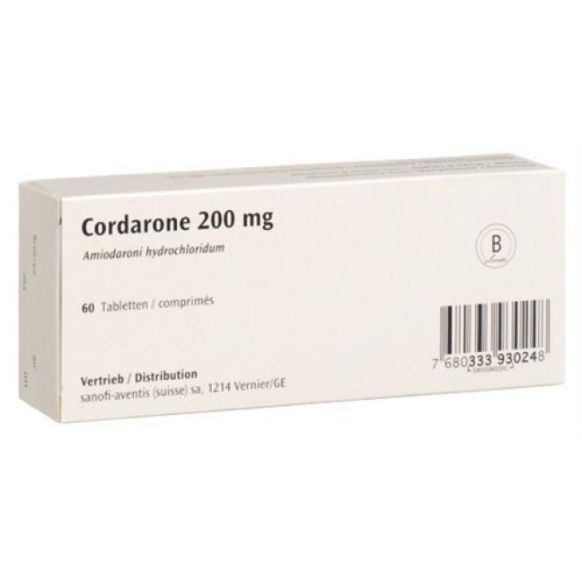 Кордарон 200 мг 60 таблеток 