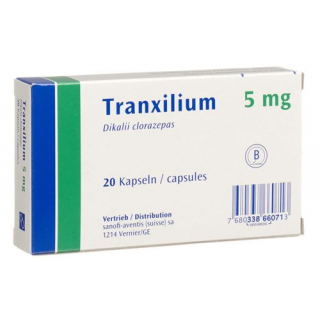 Tranxilium 5 mg 20 Kaps