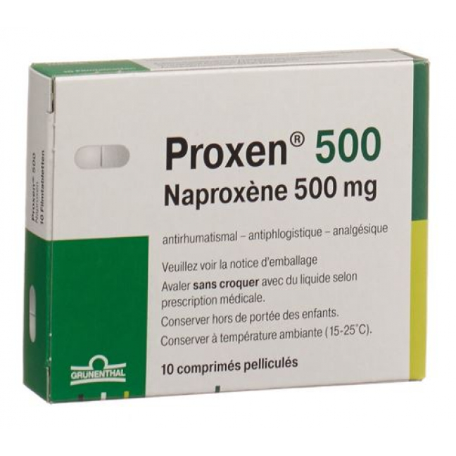 Проксен 500 мг 10 таблеток покрытых оболочкой 