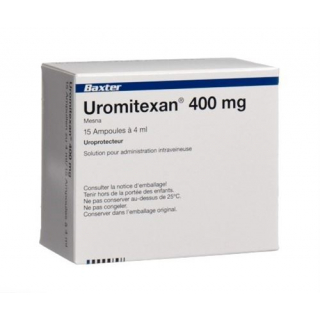 Уромитексан раствор для инъекций 400 мг / 4 мл 15 ампул по 4 мл