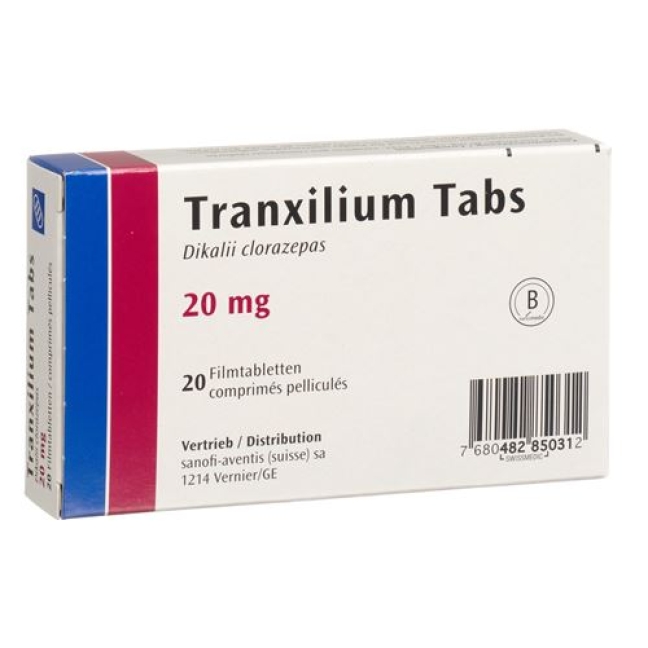 Tranxilium Tabs Filmtable 20 мг 20 шт