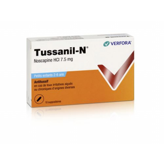Туссанил Н 15 мг 10 суппозиториев для младенцев
