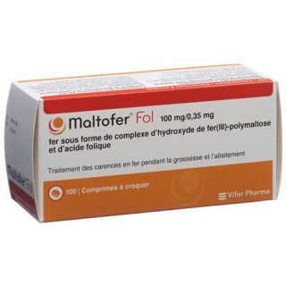 Мальтофер Фол 100 жевательных таблеток